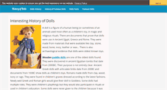 Desktop Screenshot of historyofdolls.com